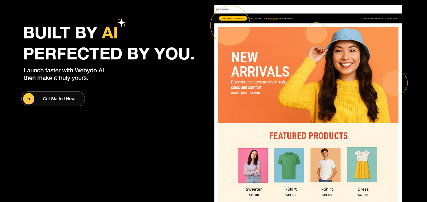 Webydo Review: When AI Becomes Your Website Designer​