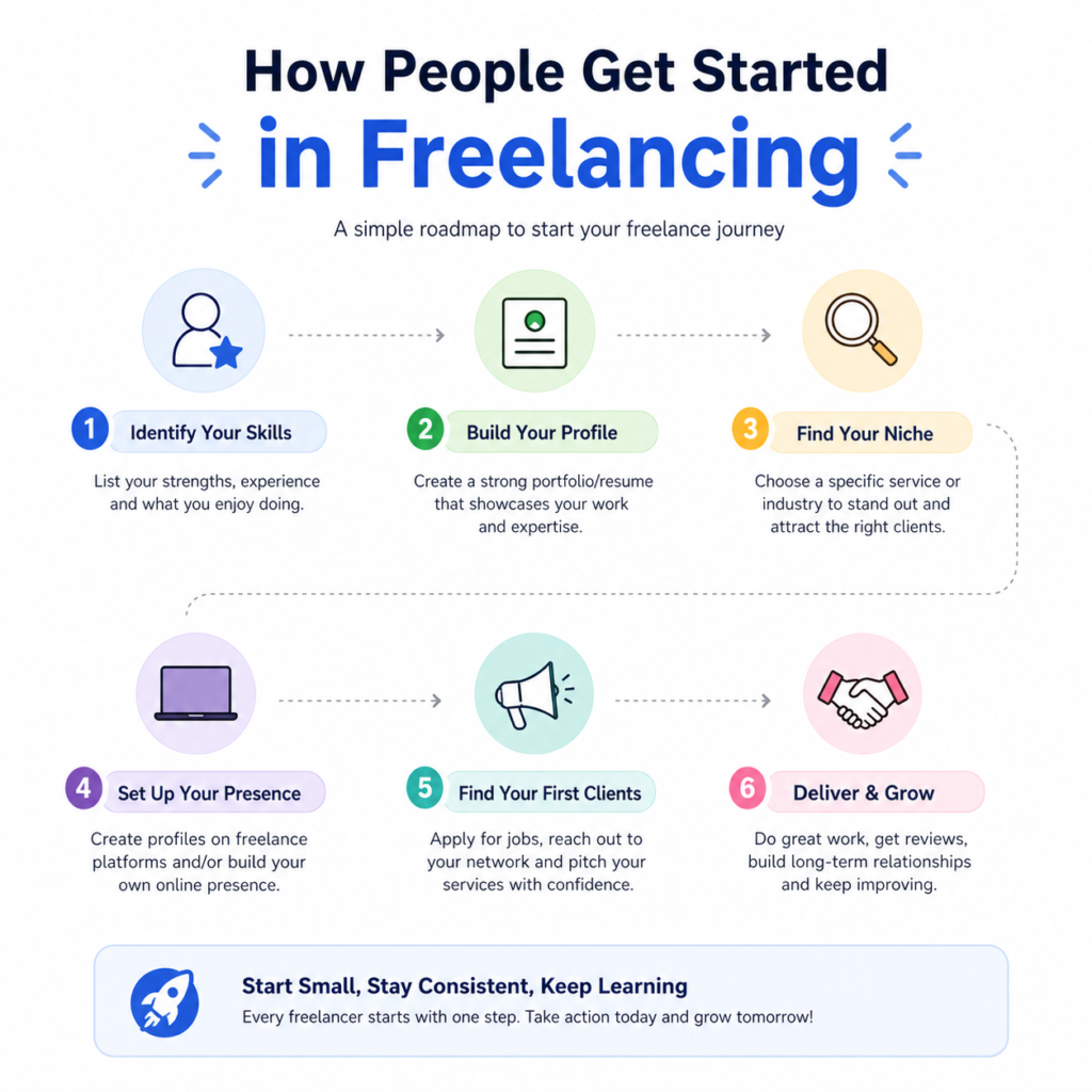 how people get started in freelancing in 2026