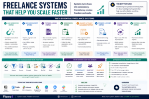 freelancing systems in 2026 infographic